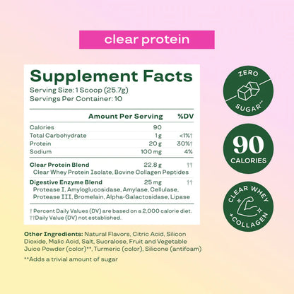 BLOOM Clear Protein Powder