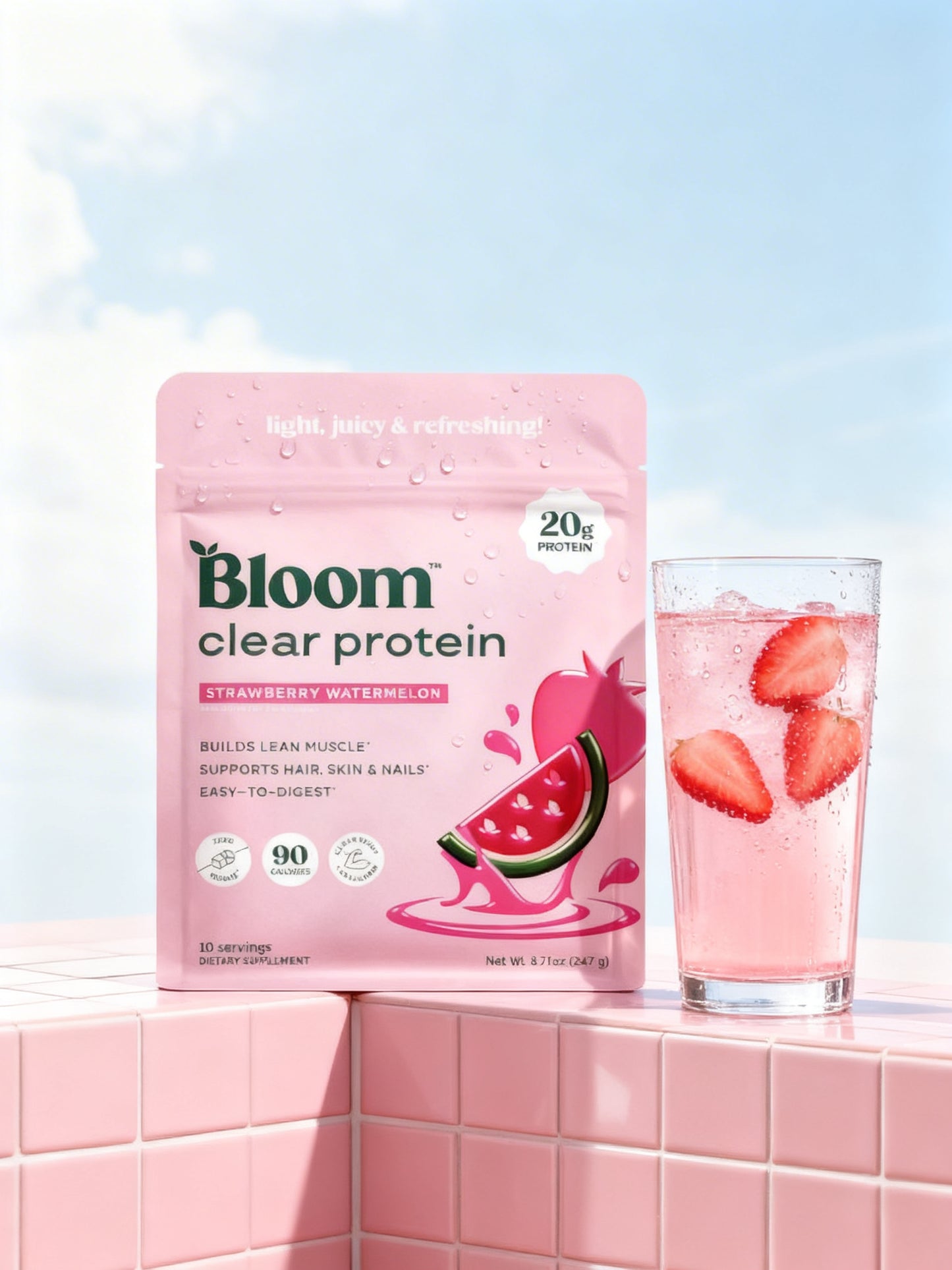 BLOOM Clear Protein Powder