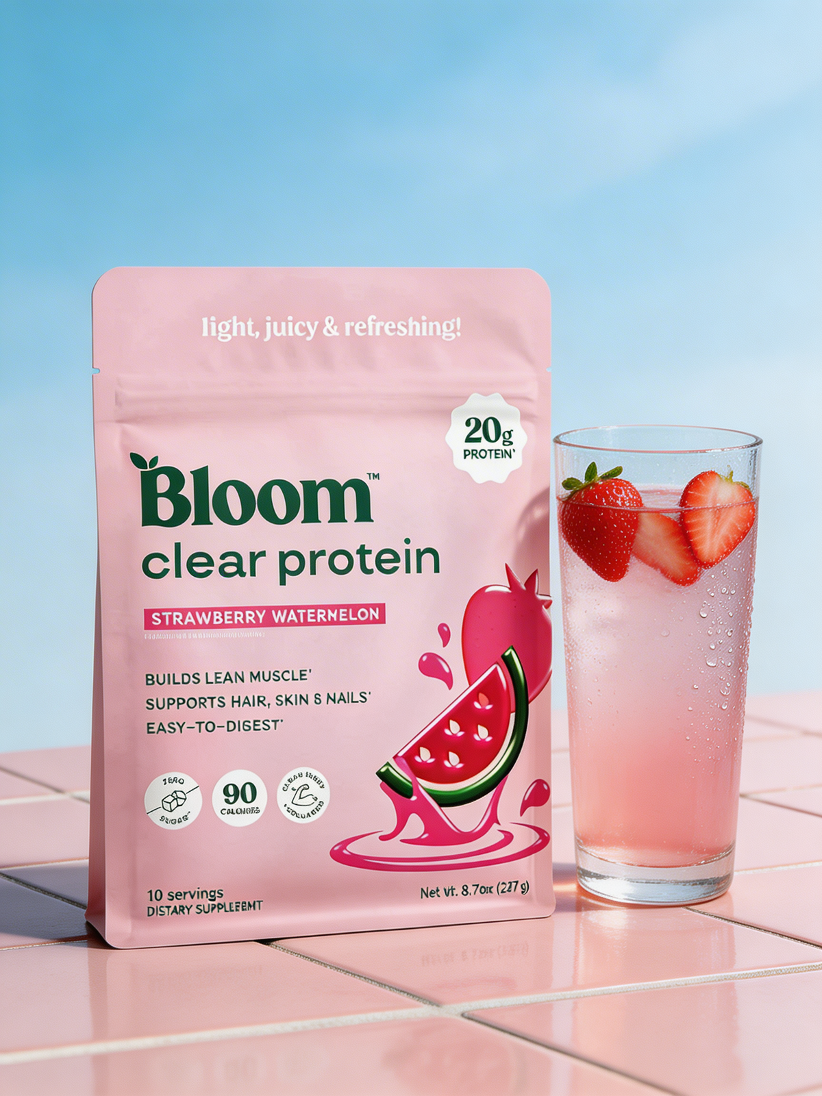 BLOOM Clear Protein Powder